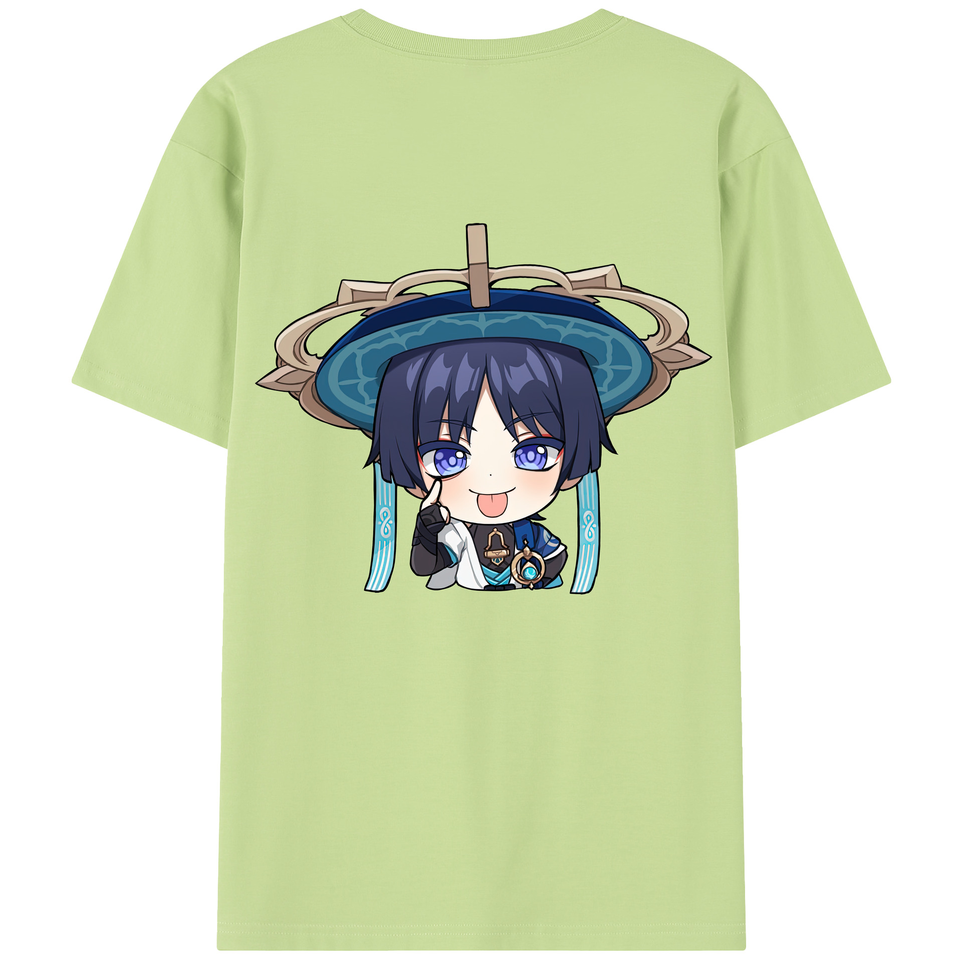 げんし神 さんペい genshin Sanpei 綿100％半袖Tシャツ（背面プリント）